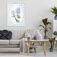thumbnail image 3 of Stupell Industries Shabby Chic Blue Checkered Blooms White Framed Giclee Art, 24 x 30, by Lanie Loreth, 3 of 8