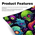 thumbnail image 2 of Alien Throw Pillow Covers Inserts with Unique Patterns - Set of 2 for Pillows Covers - Available in 16x16, 18x18, 20x20 Inches - Great for Throw Pillow Covers - Versatile for Various Occasions, 2 of 6