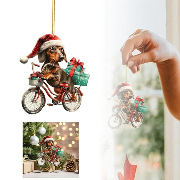 Colgante 2D De Acrílico Con Forma De Árbol De Navidad Colgante Para El Retrovisor Accesorio Bonito Para Mochila