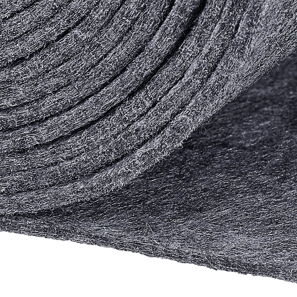 Felt Non-woven Fabric DIY Craft Gray 3500x400x3mm