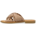 thumbnail image 2 of Journee Womens Kianna Slide Puffy Flat Sandals, 2 of 9