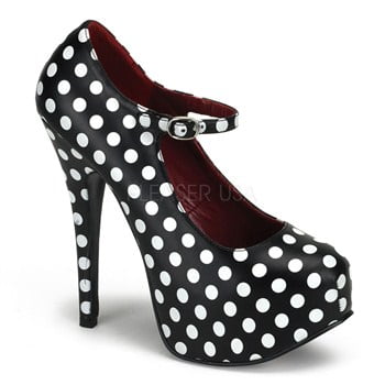 TEEZE-08, Polka Dot Maryjane With Concealed