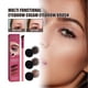 thumbnail image 2 of Rhombus Angled Eyebrow Brush 4D Hair Stroke Brow Stamp Brush with Eyebrow Cream, 2 of 5