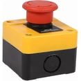 thumbnail image 5 of Control Box With Push Button Lock Emergency Stop Red Plastic Stop Sign Mushroom Emergency FT, 5 of 5