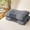 Gray, variant on 2PC Neck Pillows, Curved Contour Shape, Resists Flattening, Soft Skin Friendly Fabric, lining: 55% Bamboo Fiber + 28% Spandex + 17% Polyester(Gray)