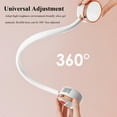 thumbnail image 3 of Minthouz 3-Speed Rechargeable Wearable Neck Fan with USB Power, Foldable, Portable Personal Fan, 3 of 8