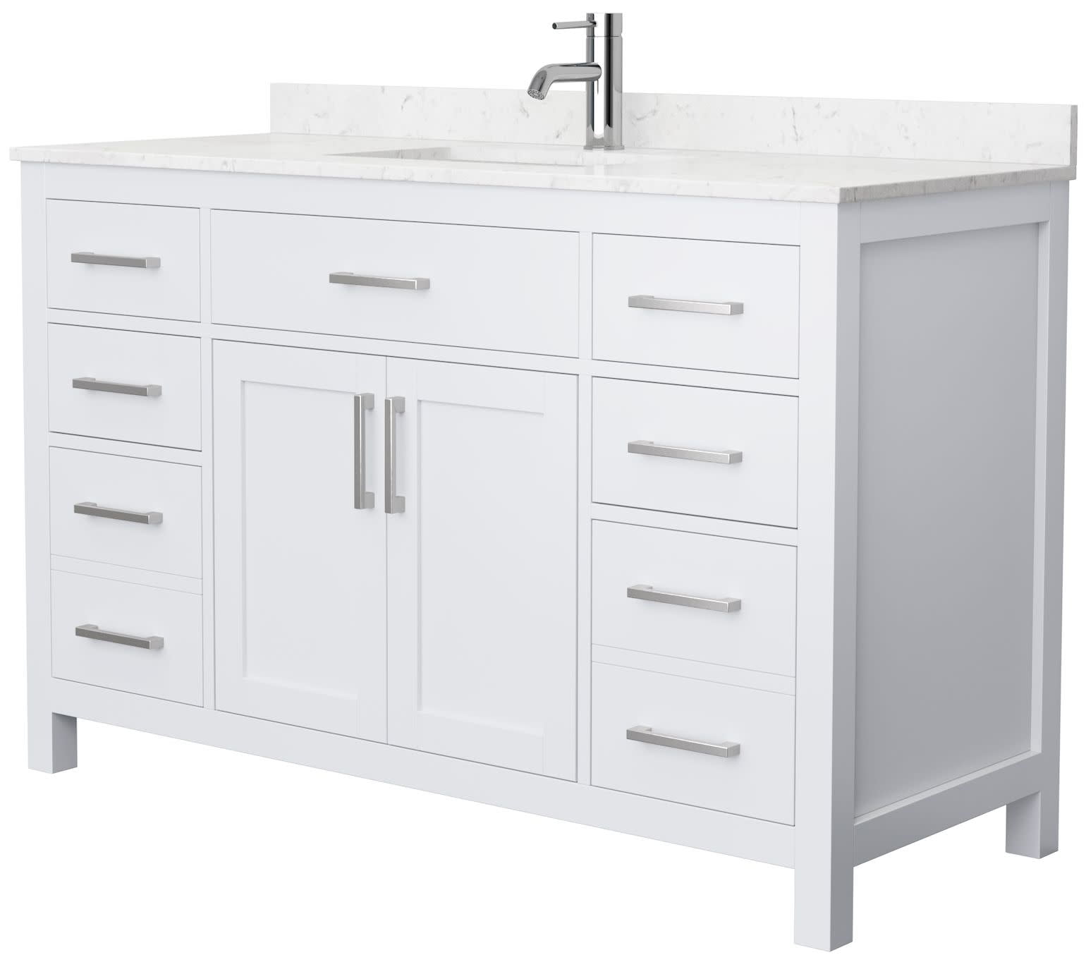 Wyndham Collection Wcg242454sUnsmxx Beckett 54" Single Basin Bathroom