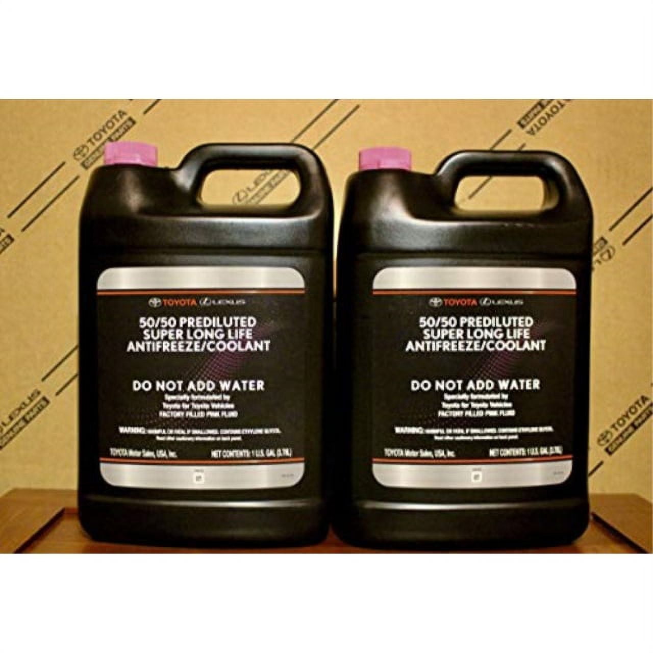 Genuine Toyota Scion Engine Coolant Antifreeze 2 Gallon Pink Ready