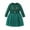 Green, variant on IDOPIP Kids Girls Sequin Tulle Tutu Dress Long Sleeve Ruffle Dress Light Blue Fall Winter Casual Dress 4-5 Years