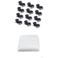 thumbnail image 1 of Capa de Corte de Pelo Desechable Sunnimix 100 Piezas Cabo de Corte de Cabello Desechable, 1 of 8