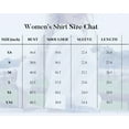 thumbnail image 3 of SPRING SEAON Women's  Button Down Shirt Long Sleeve Classic Collared Tops Work Office Casual Chiffon Blouse, 3 of 6