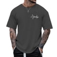 thumbnail image 5 of FUZHIQ Cotton T Shirts for Men 3xl Fashion Loose Fit Crew Neck Holiday Tees Clothes Quick Dry Active Athletic Men's Summer Shirts,XXXL, 5 of 5