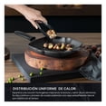 thumbnail image 4 of Sartén Grill de Hierro Fundido con Funda de silicón, Cocción Uniforme Cookify (Negro, 27 cm), 4 of 9