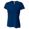thumbnail image 1 of A4 Apparel NW3264 Ladies Spun Poly T-Shirt - Navy - 2X-Large, 1 of 2