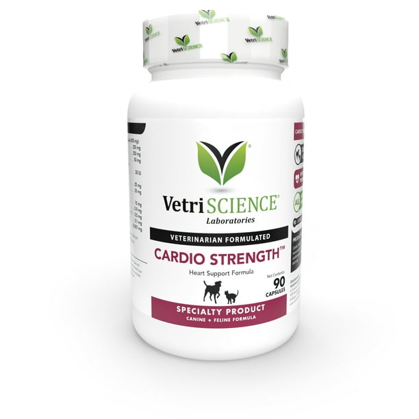 VetriScience Cardio Strength Heart Supplement for Dogs and Cats Heart