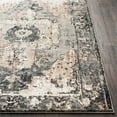 thumbnail image 5 of Surya Chelsea CSA-2304 79x108" Rectangle Fabric Rug in Charcoal/Ivory, 5 of 7