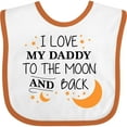 thumbnail image 3 of Inktastic I Love My Daddy to the Moon and Back Boys or Girls Baby Bib, 3 of 4