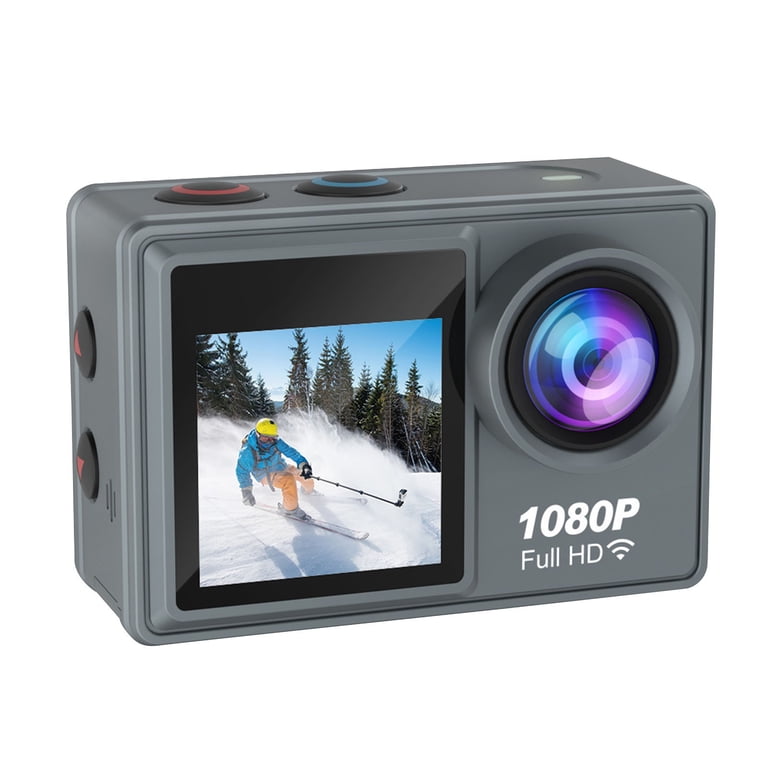 1080P Waterproof Action Camera with 140° Wide-Angle Lens and