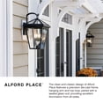 thumbnail image 6 of 2560MB-LL Hinkley Lighting Alford Place - 2 Light Small Outdoor Wall Lantern in Traditional Style - 8 Inches Wide by 14 Inches High-Museum Black, 6 of 23