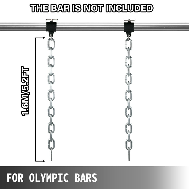 VEVOR Weight Lifting Chains, Pair 35LBS/16kg Weight Lifting