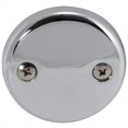thumbnail image 1 of EZ-FLO Placa frontal de desbordamiento para bañera de dos orificios con tornillos de latón cromado 35245, 1 of 5