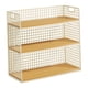 thumbnail image 2 of Estante de escritorio de madera de 3 niveles para cocina, escritorio y sala de estar. Blanco L, 2 of 8
