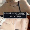 thumbnail image 4 of Pegatinas de tatuajes de hierbas sexys para mujeres, letras en inglés, tatuaje falso impermeable para el brazo para hombres, estilo barra de jugos, 4 of 4