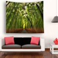thumbnail image 2 of EREHome Forest Tree Bamboo Tapestry Polyester Fabric Tapestries Wall Art Hanging 51x60 Inches, 2 of 3