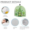thumbnail image 6 of HELLHERO Clover Pattern Design Teapot Dust Cover Creative Waterproof Polyester Canvas Keep Clean Teapot Protective, 6 of 7