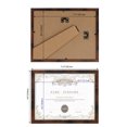 thumbnail image 4 of 8.5x11 Picture Frame Brown Photo Frame for Wall Mounted and Tabletop Display, 4 of 7
