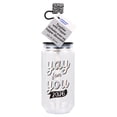 thumbnail image 1 of Graduation Yay Tumbler With Topper, Black, Silver, Way To Celebrate, 3 x 3 x 9 Inch, 2 Pieces, 1 of 7