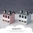 thumbnail image 2 of LAMIRO Miniature House Model Wooden House Decorative Model House, 2 of 4
