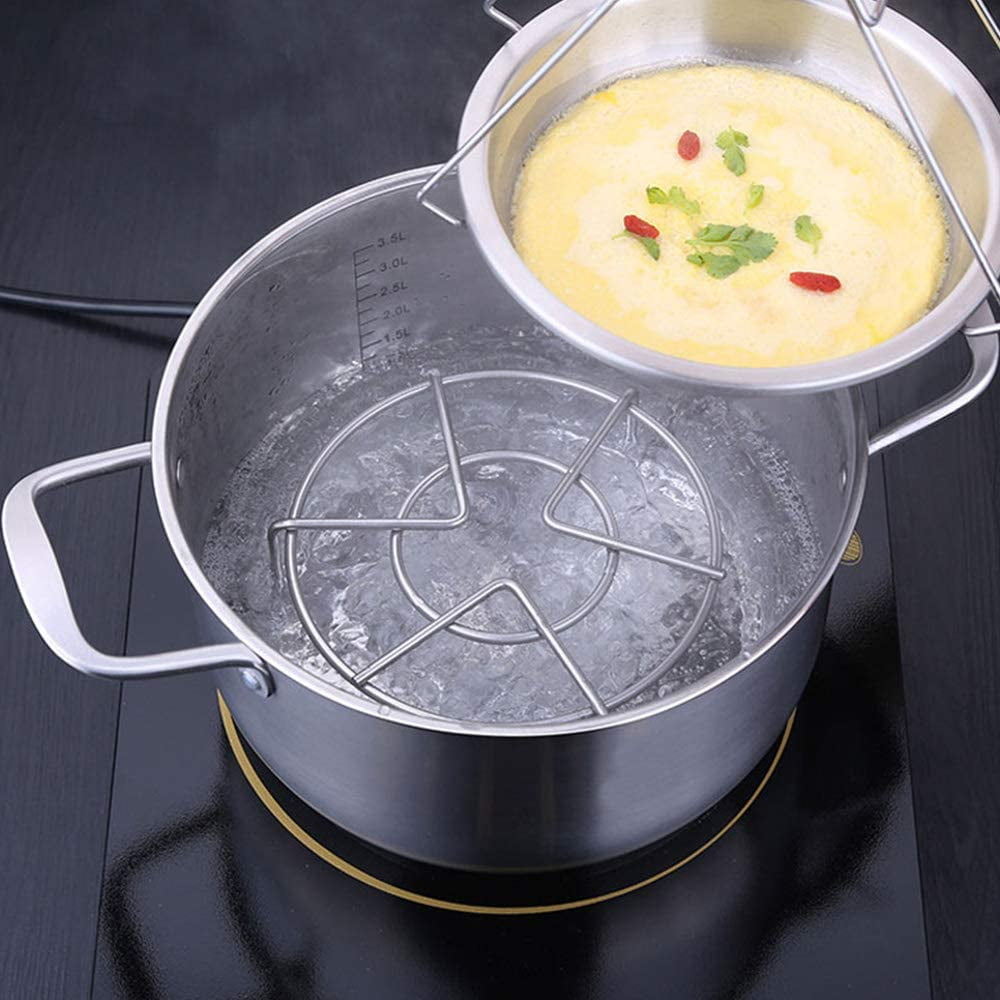 Greswe Stainless Steel Steam Rack For Instant Pot Cooking Trivet Rack Holder Egg Steamer Basket Trivet Food Stand Air Fryer Rack For Pressure Cooker