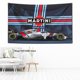 thumbnail image 4 of Bandera de coche de carreras Martinis Super Racing de 60 x 90 cm, pancarta de impresión digital de poliéster para decoración de pared de garaje y exterior, 4 of 4