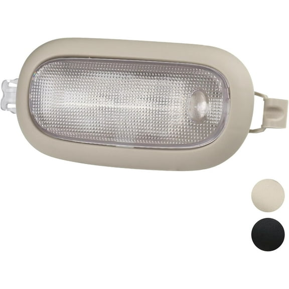 Car Roof Light Interior Dome Lamp Assembly | Compatible with Dodge Ram Jeep Accessories Parts | Replaces 5JG58TL2AD Inside Overhead Console Reading Light with Manual Control (Medium Slate Gray)