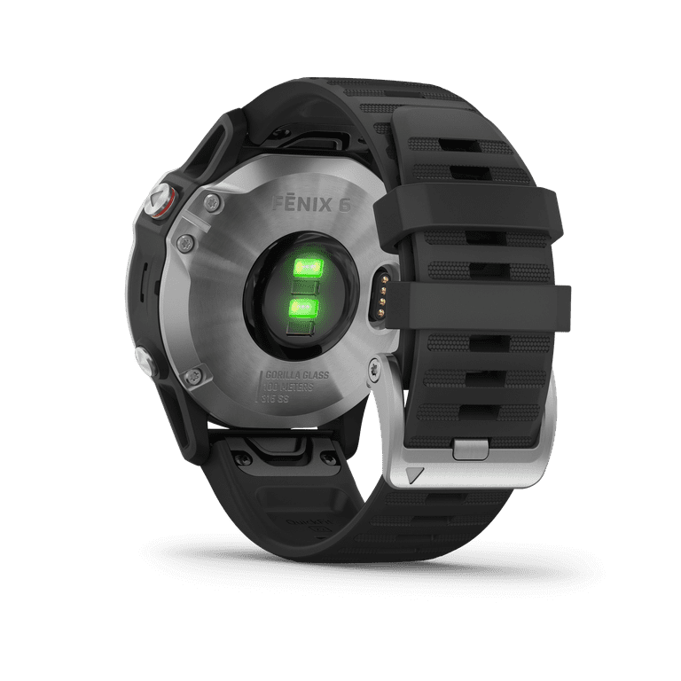 Garmin 010 02158 00 F nix 6 Multisport GPS Watch Silver with