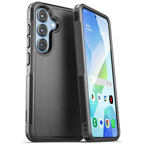 Encased Heavy Duty Case for Samsung Galaxy A16 5G -Dual Layer Protective Cover (Black)