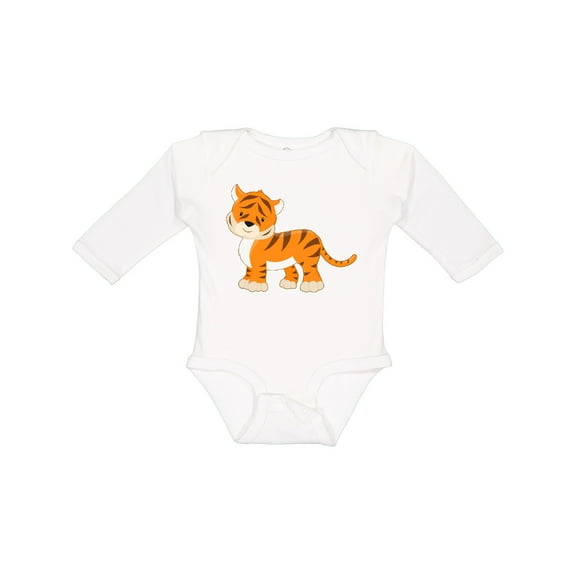 Inktastic Tiger Boys or Girls Long Sleeve Baby Bodysuit