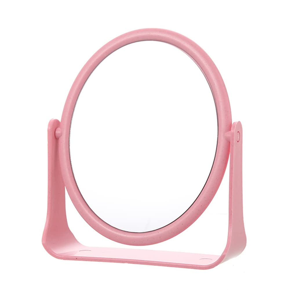 DVHOK Makeup Mirror for Desk Double Sided 360°Rotation Desk Mirror