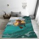 thumbnail image 5 of Fotbe Underwater Swimming Duck Manta de Franela Acolchonada con Estampado, Súper Suave y Esponjosa, Extra Grande para Sofá, Cama, Uso Todo el Año-60"x50", 5 of 7