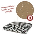 thumbnail image 4 of Majestic Pet | Chevron Rectangle Pet Bed For Dogs, Removable Cover, Black, Medium, 4 of 5