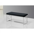 thumbnail image 2 of Best Master Banc en Velours et Acier Inoxydable Noir et Argent, 2 of 2