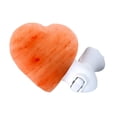 thumbnail image 5 of Lámpara de pared de noche con enchufe de cristal del Himalaya en forma de corazón para pasillo dormitorio con enchufe estadounidense (bombilla incandescente), 5 of 5