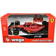 Ferrari F1-75 #55 C. Sainz "Ferrari Racing" F1 World Championship 2022 "Formula Racing" Series 1/43 Diecast Model Car by Bburago