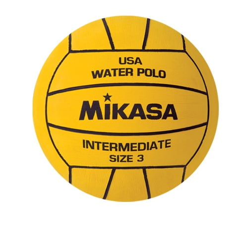 Water Polo Ball by Mikasa Sports Size 3, Yellow Varsity Series