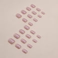 thumbnail image 3 of Set de uñas postizas adhesivas Dulyork cortas, rosa brillante, 3 of 7
