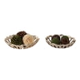 thumbnail image 6 of Flower Openwork Decorative Bowls - Stylish Coffee Table, Centerpiece Table Display, and Kitchen Counter Accent - Use as Trinket Dish, Candy Bowl, or Modern Home Decor Accents - Set of 2, 3", Gold, 6 of 11