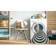 thumbnail image 2 of Ahgly Company Machine Washable Indoor Rectangle Transitional Blue Lagoon Blue Area Rugs, 8' x 10', 2 of 7