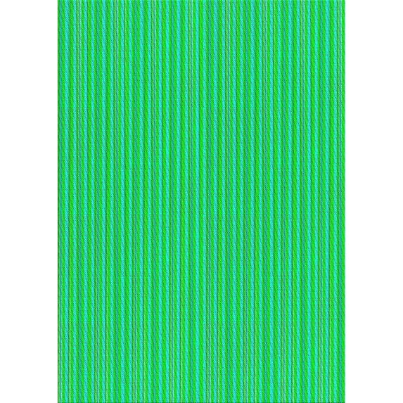 Ahgly Company Indoor Rectangle Patterned Spring Green PAT1591X Area Rugs, 2' x 4'