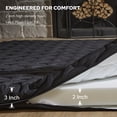 thumbnail image 6 of Japanese Futon Mattress, Floor Mattress Queen Size，Foldable Tatami Sleeping Pad with High Density Foam, Gray, 6 of 8